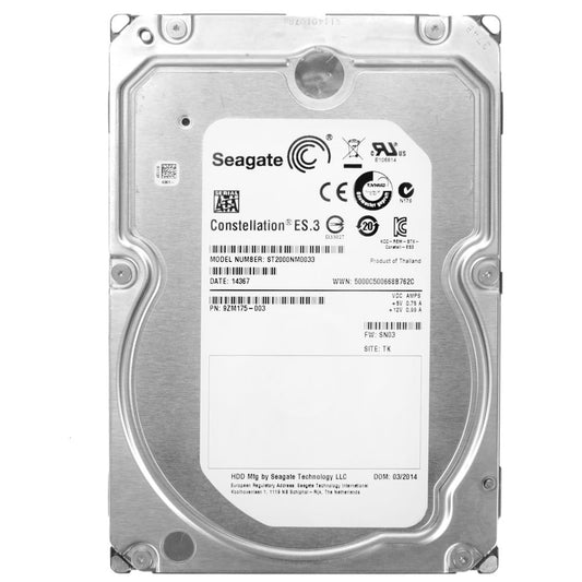 Seagate Constellation ES.3 ST2000NM0033 2TB 7200 RPM 128MB Cache SATA 6.0Gb/s 3.5" Enterprise Internal Hard Drive